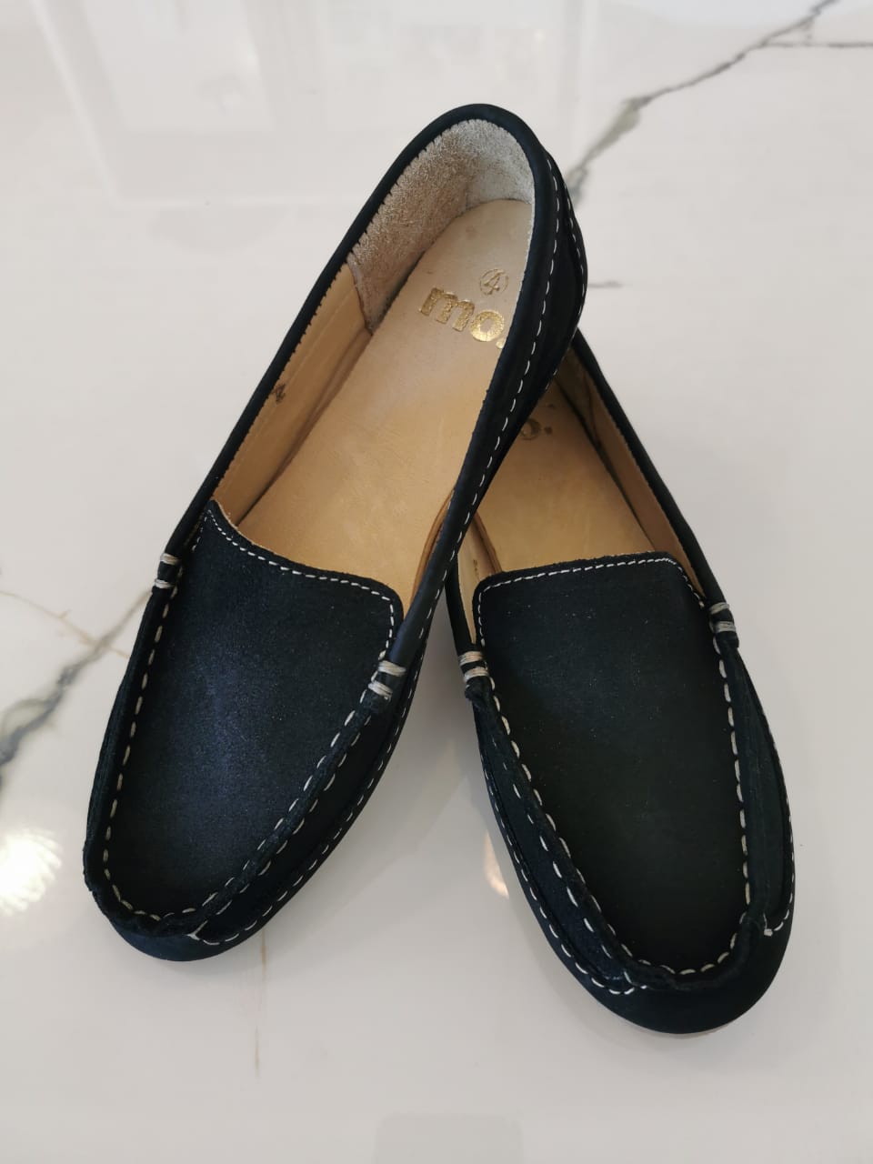 Black Suede Moccasin