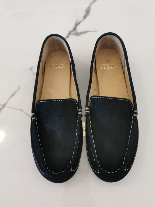 Black Suede Moccasin