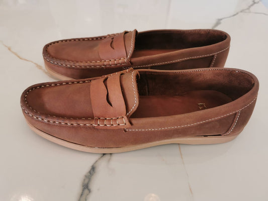 Men's Tan Moccassin