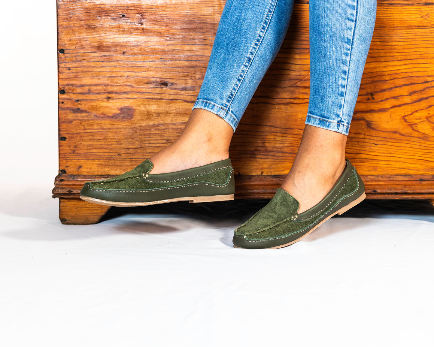 Emerald Green Casual Moccasin