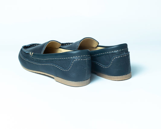 Navy Blue Premium Moccasin