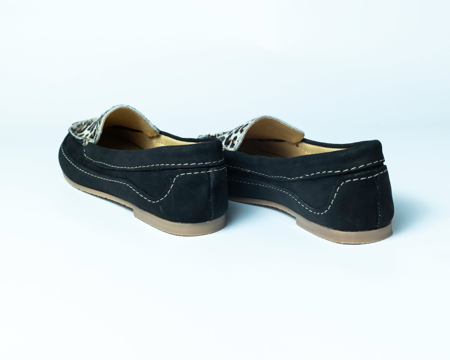 Black Zebra Print Statement Moccasin
