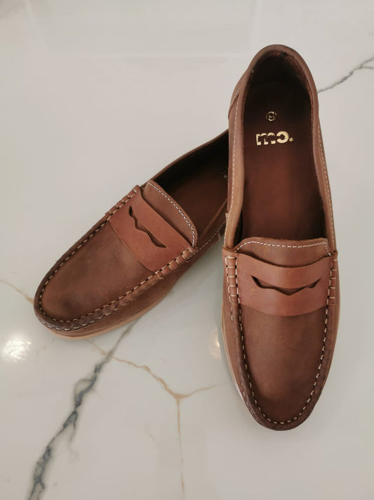 Men's Tan Moccassin