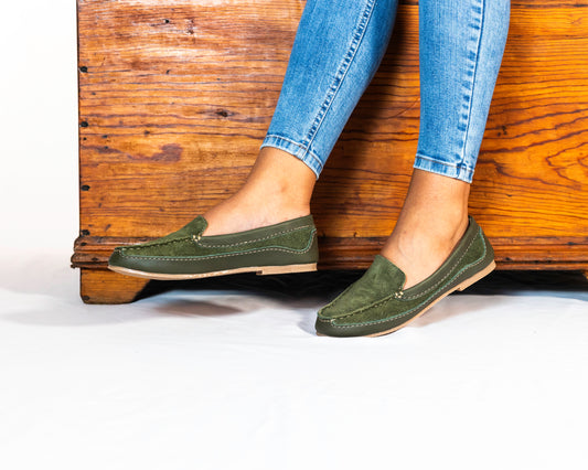 Emerald Green Casual Moccasin