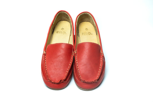Coral Red Summer Moccasin