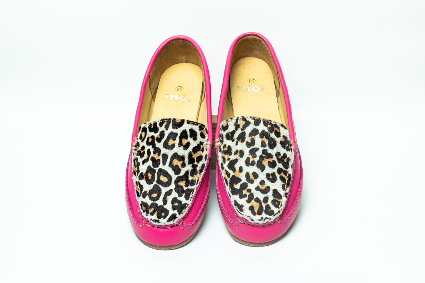 Cerise Leopard Print Moccasin