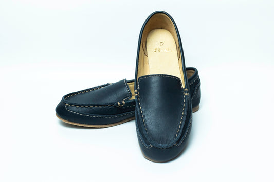 Navy Blue Premium Moccasin